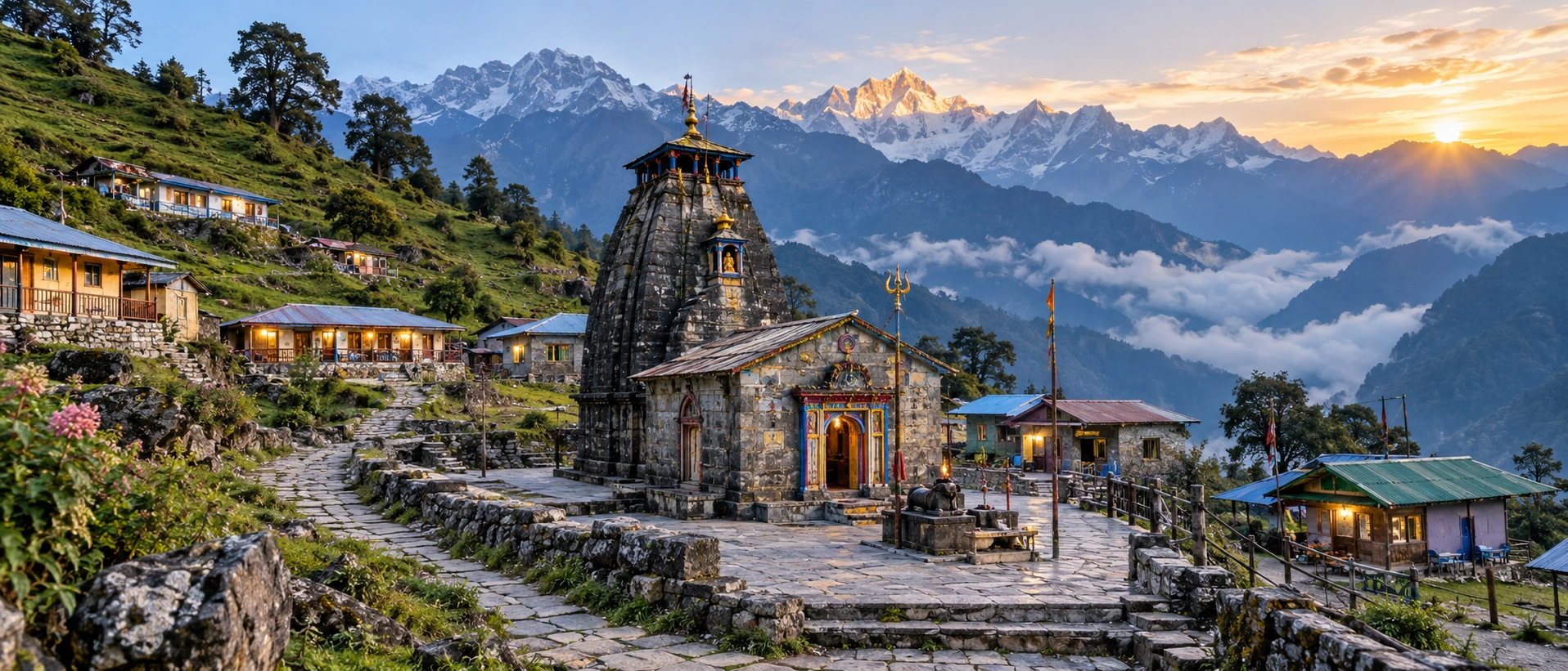 Hotels near Madmaheshwar Temple homestays guest houses camps and pilgrim stays